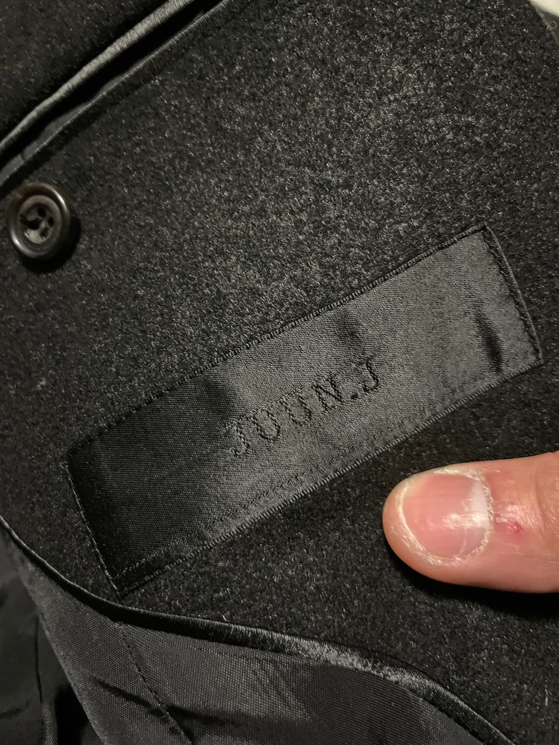 [4] JUNN.J 준지 정욱준 웨스턴 무드 피크드 라펠 울 자켓 상품이미지6