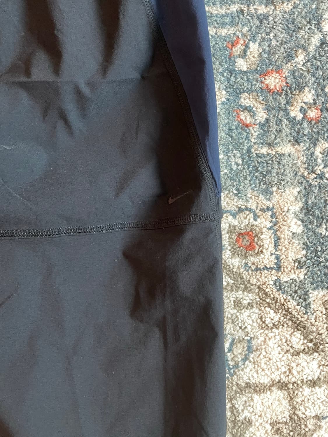 나이키 테크 드라이핏 우븐 컬러 블록 오버사이즈 블랙 팬츠 (새제품. L 상품이미지7