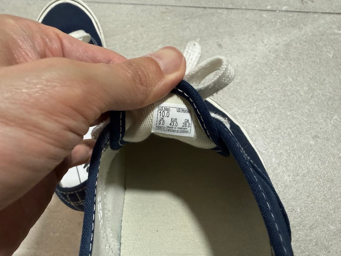 반스 에너하임 네이비 280 팝니다 상품이미지5