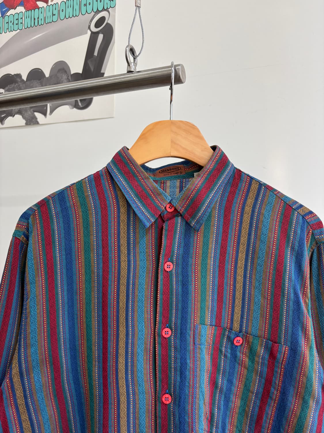 MISSONI (Made in Italy) 스트라이프셔츠 상품이미지2