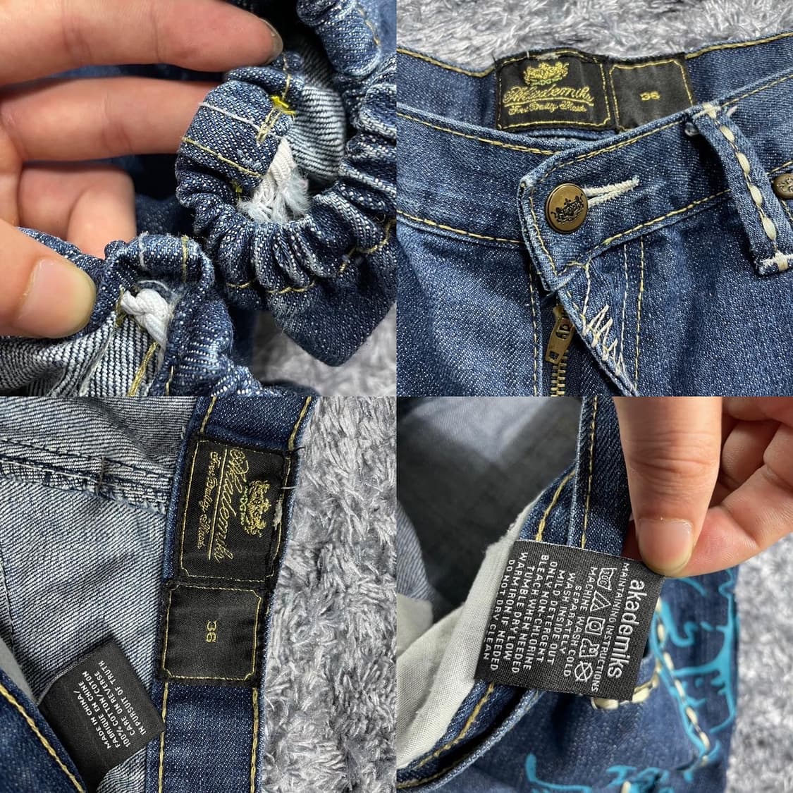 AKDMKS 아카데믹스 힙합 데님 조거팬츠 상품이미지10