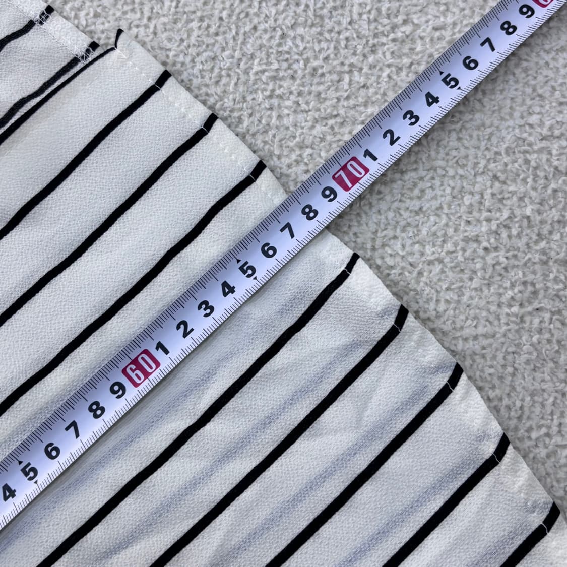 실측확인 세인트 스트라이프 반팔셔츠 0427E 상품이미지5