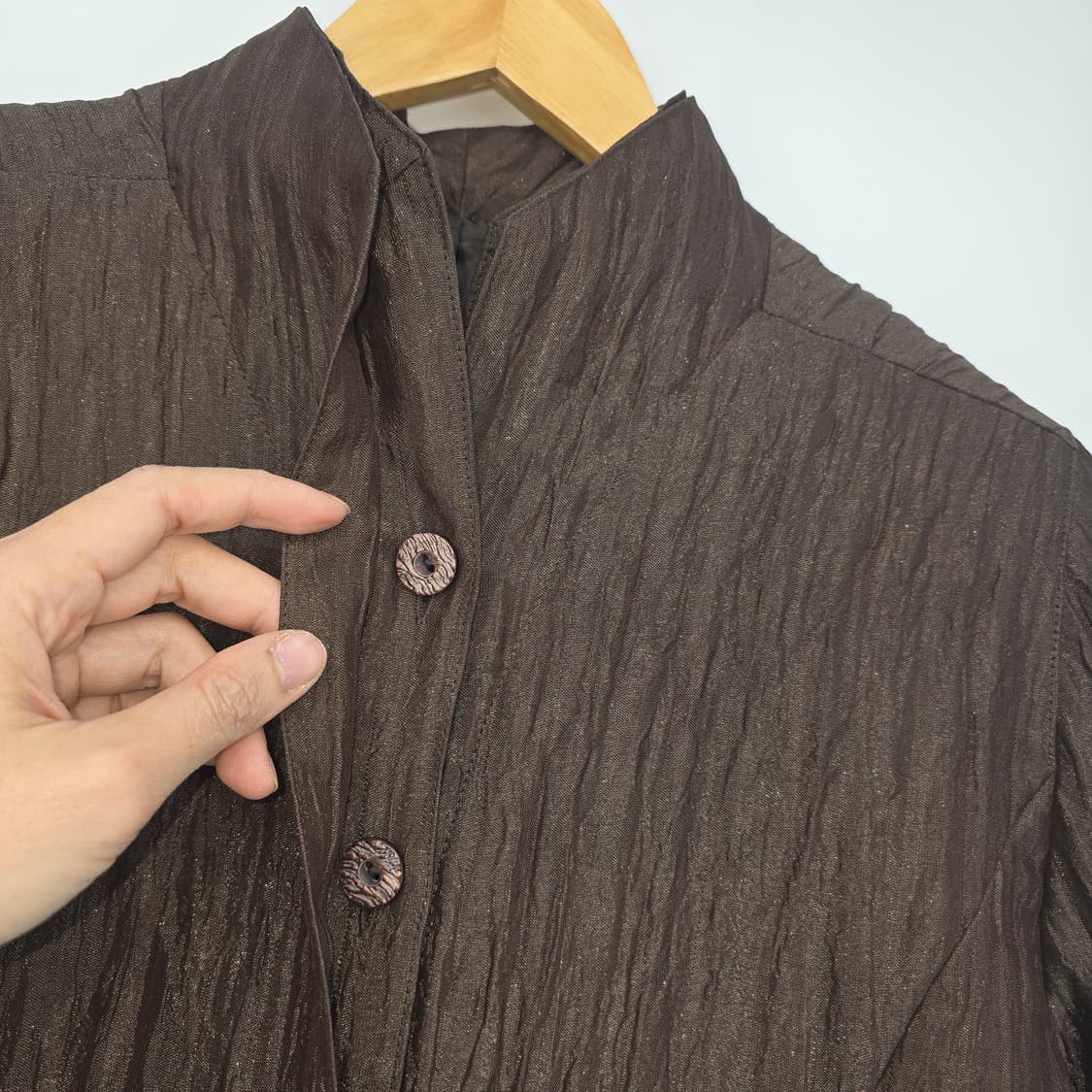 프리미엄 일본 빈티지 크링클 자켓 상품이미지3