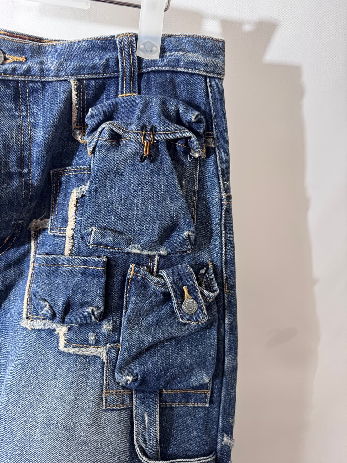 Sunao Kuwahara utility denim skirt 상품이미지3