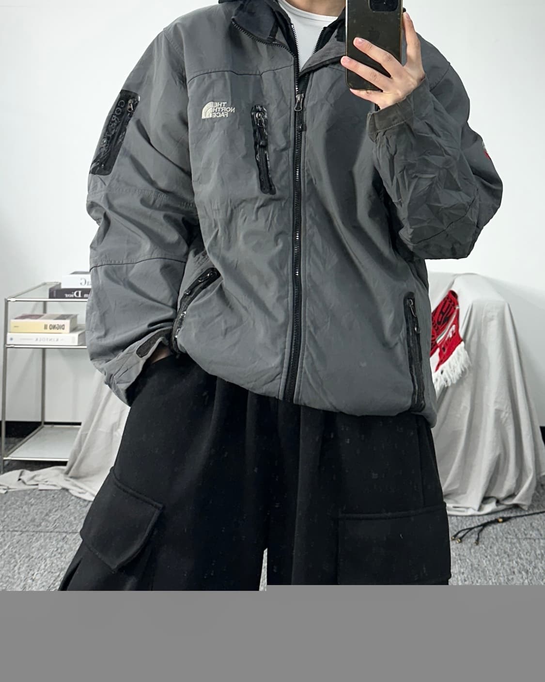 노스페이스 그레이 써밋 고어텍스 바람막이 상품이미지3