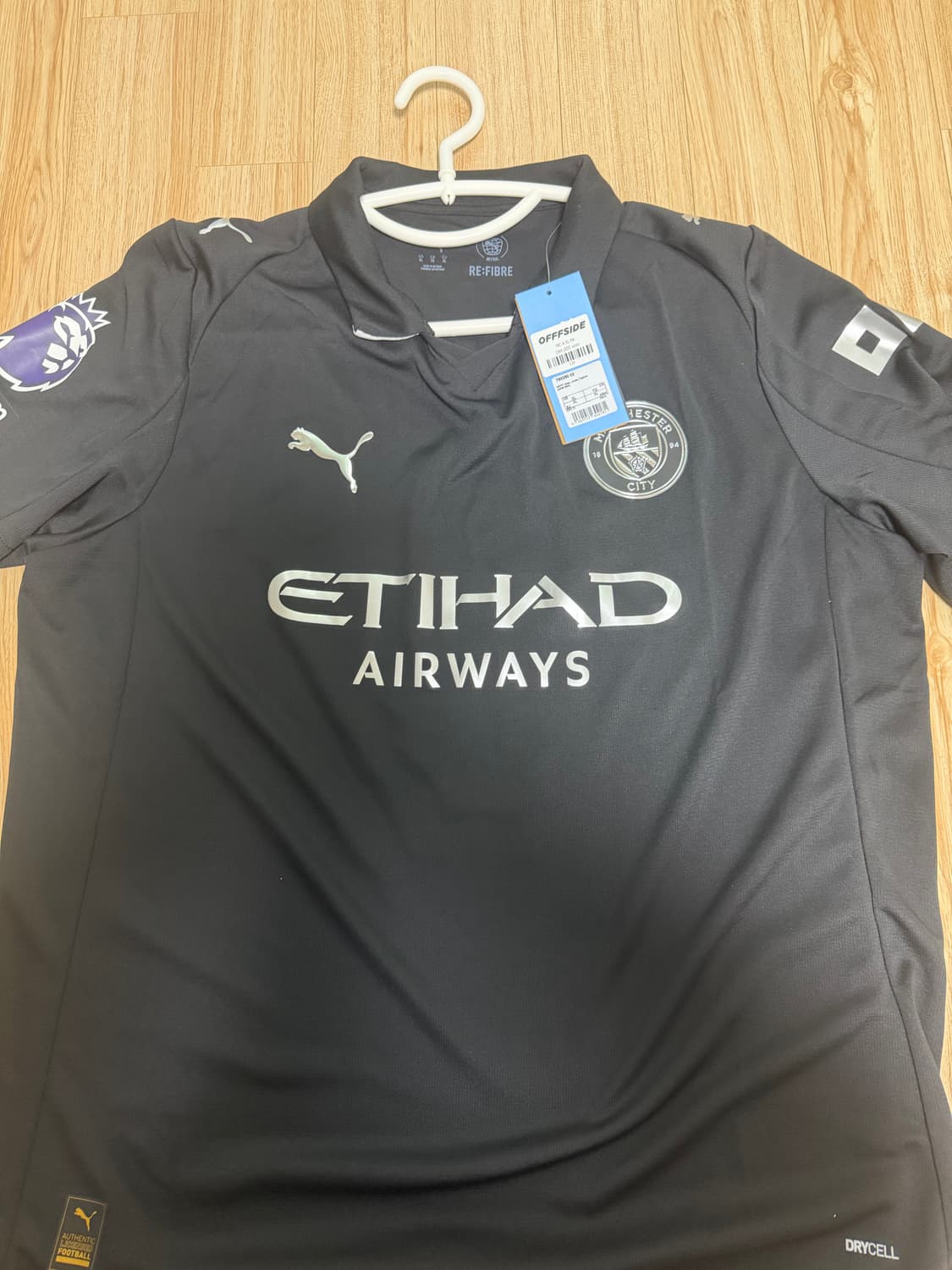 25-26 맨시티 원정 홀란드 XL 택체 새상품 상품이미지1