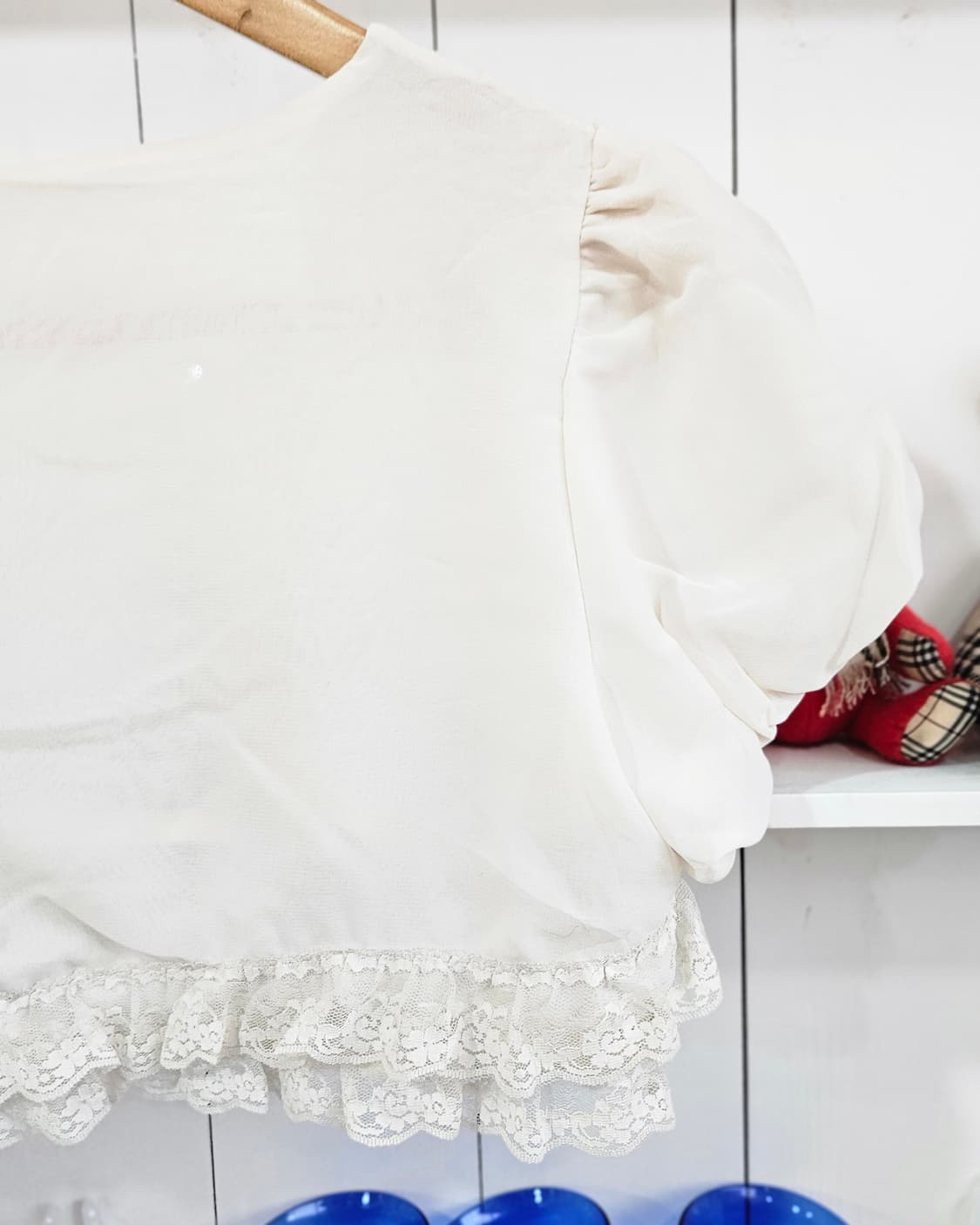 0327레이스 프릴 퍼프 볼레로 상품이미지6