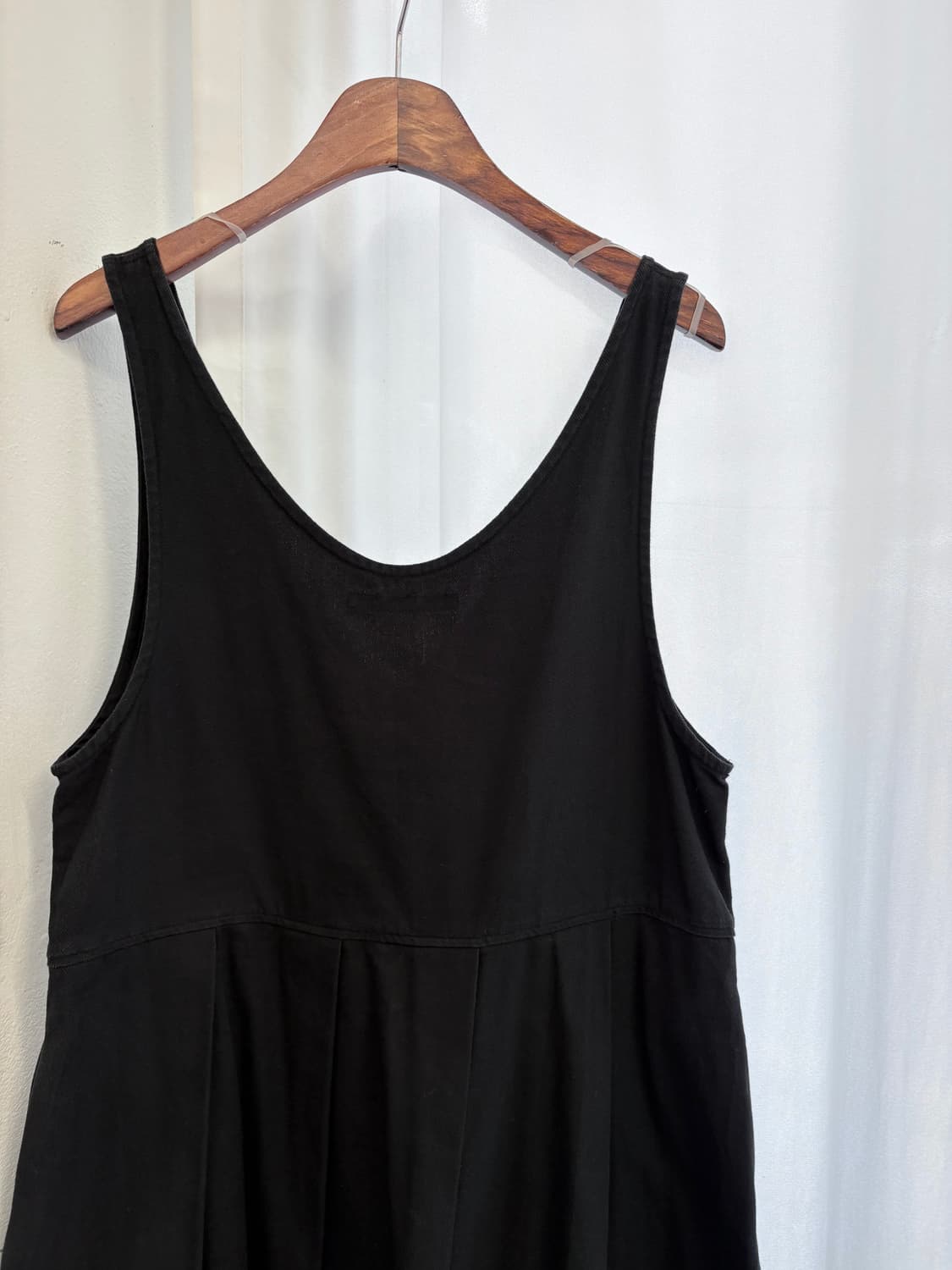 sunny clouds 헤링본 블랙 멜빵 원피스 JPN 상품이미지6