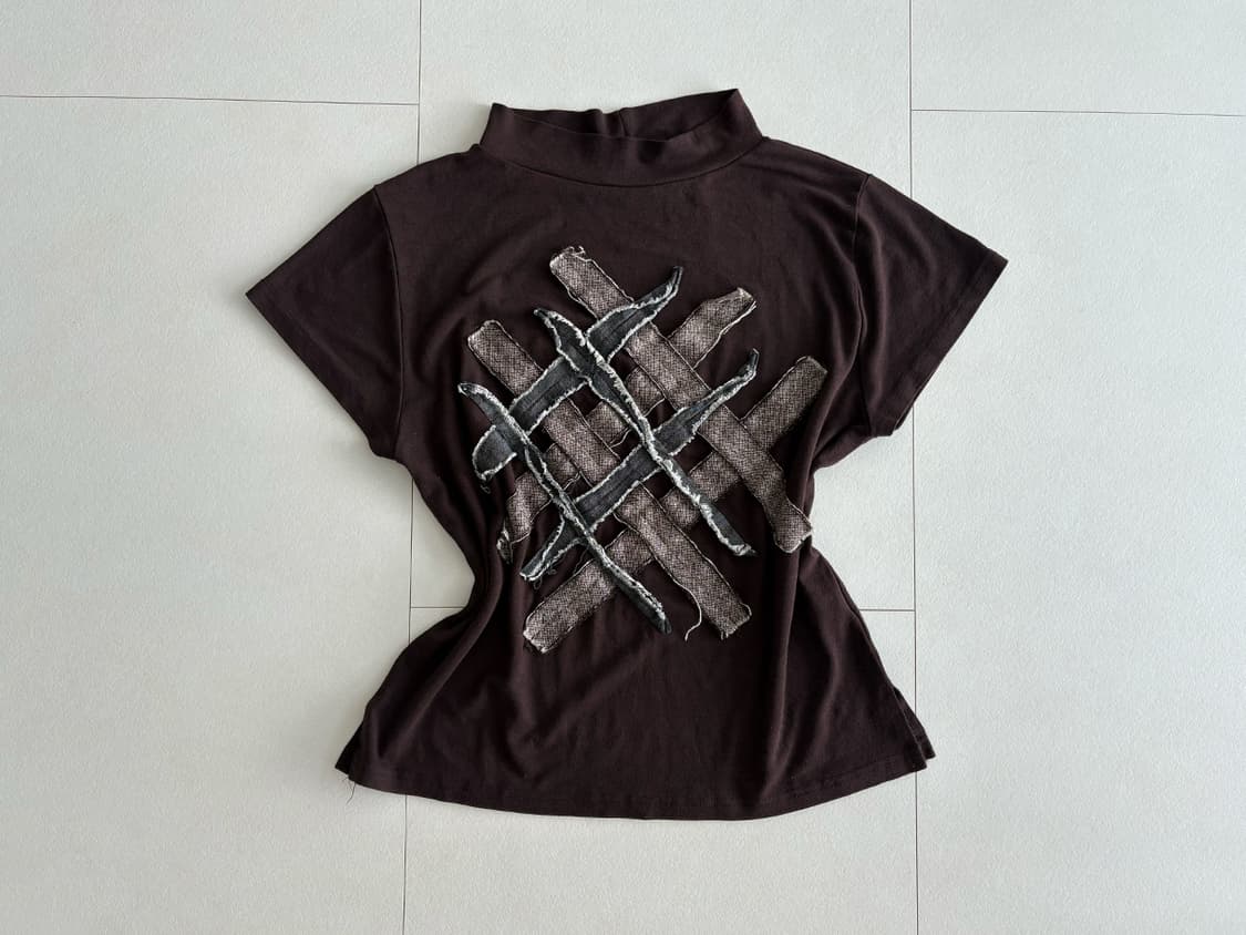 cross patch top 상품이미지4