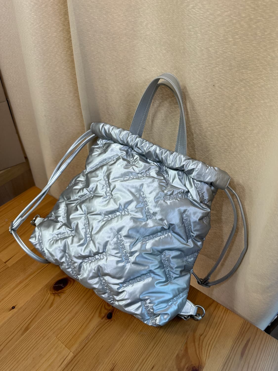 칼린 트위 여성가방 백팩 실버 상품이미지5