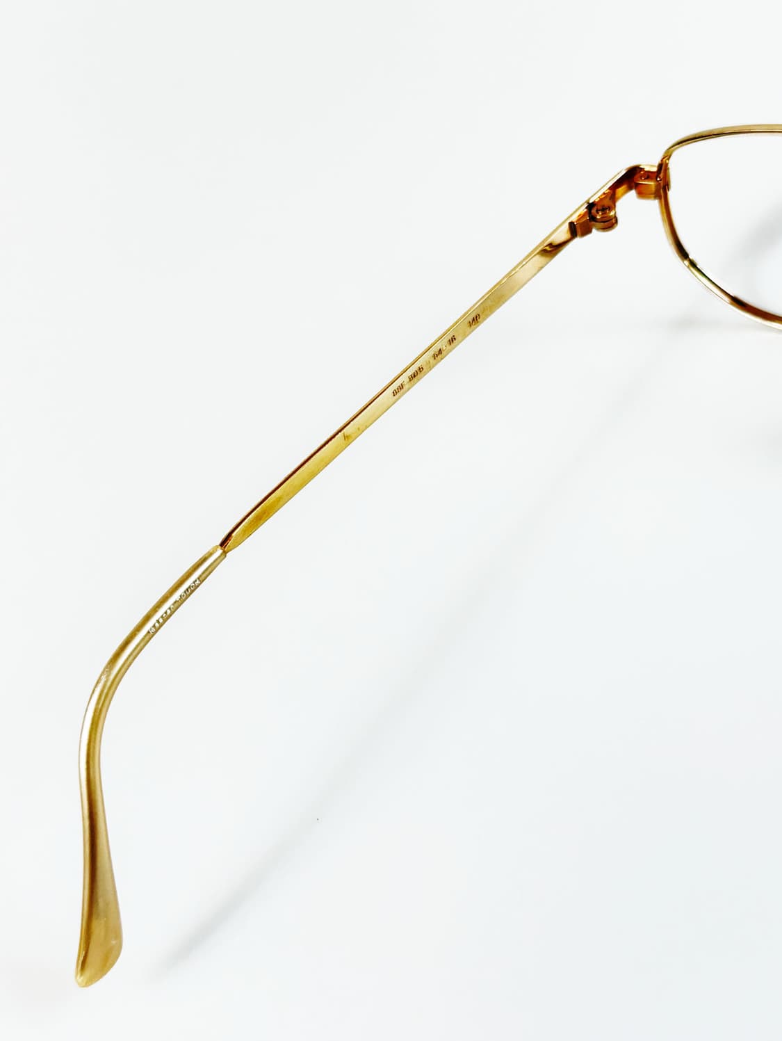 90s P.S.C FASHION 골드 메탈 슬림 스퀘어 빈티지 안경 상품이미지8