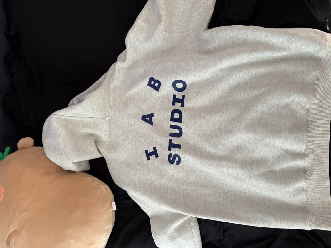 IAB studio 오트밀 후드티 L 상품이미지3