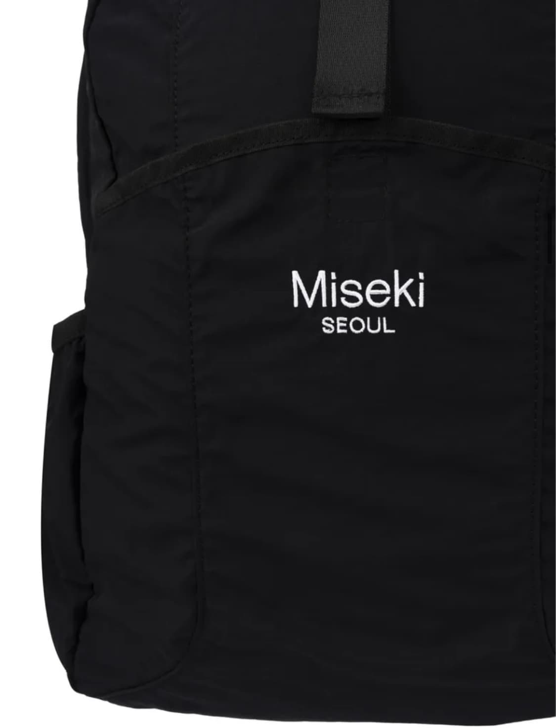 미세키 서울 로고 백팩 블랙 가방 상품이미지4