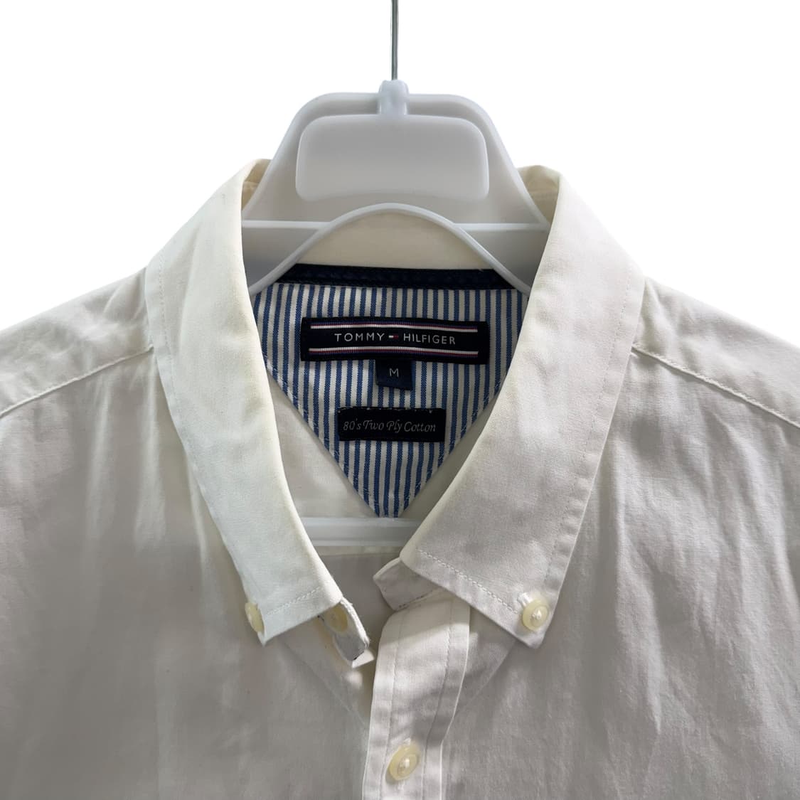 [M] 타미힐피거 화이트 반팔셔츠 상품이미지5