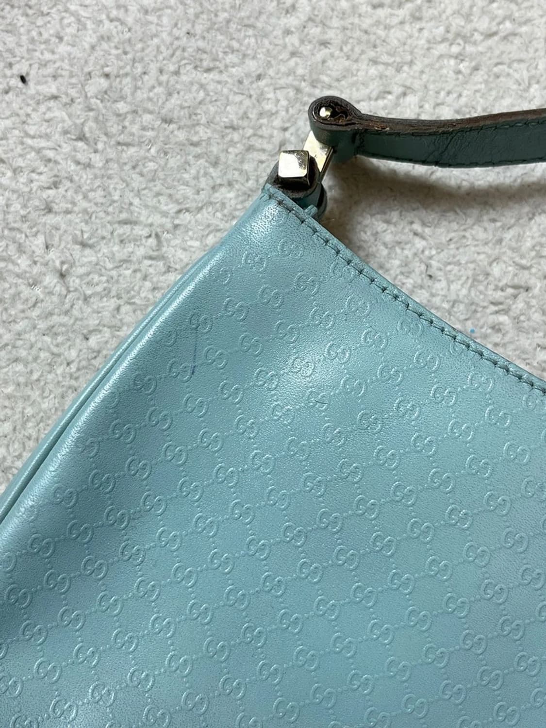 구찌 GUCCI 00's 엠보 GG 패턴 미니 숄더백 Q1261 상품이미지2