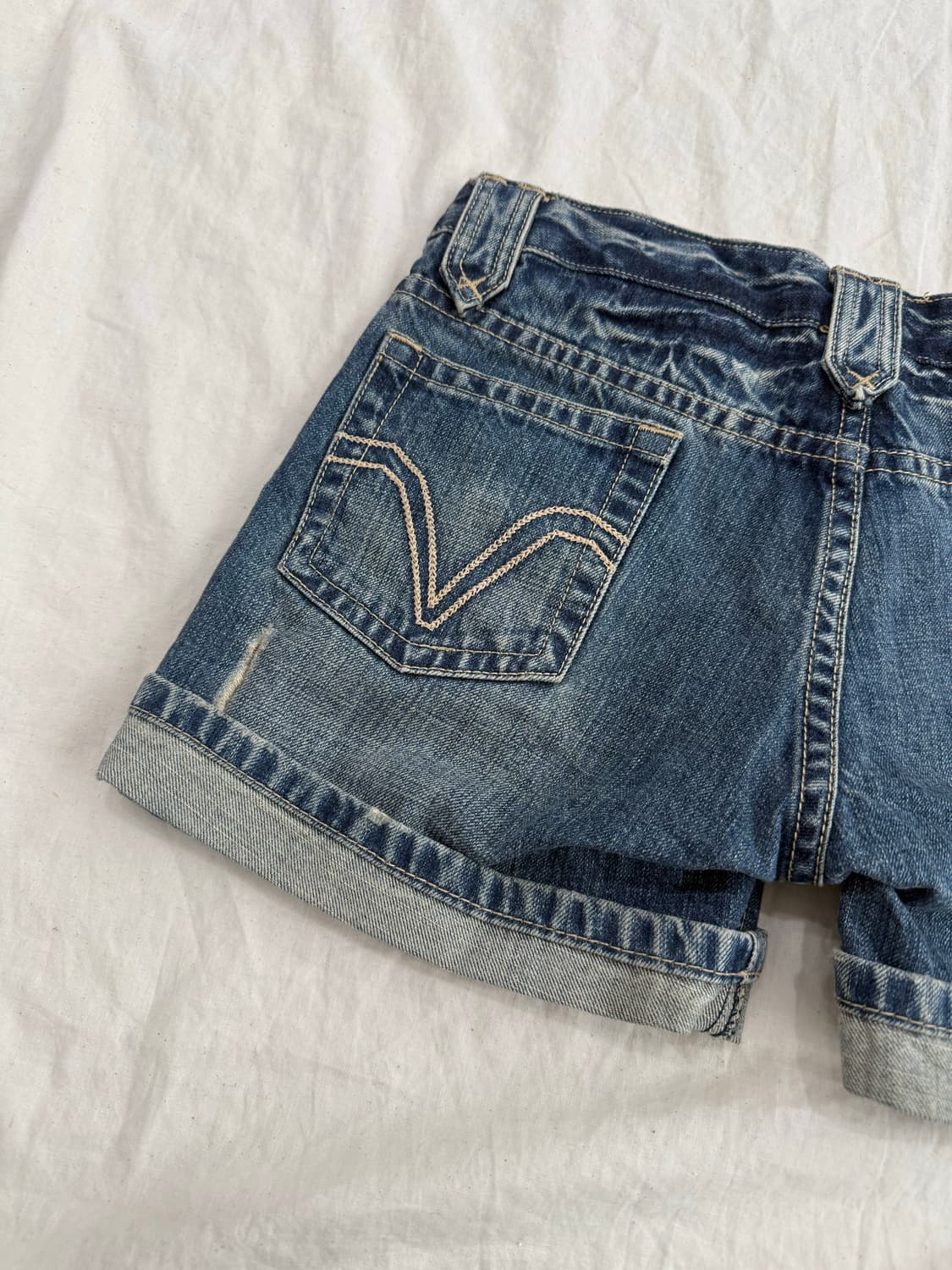 세실맥비 y2k 데님 숏팬츠 상품이미지7