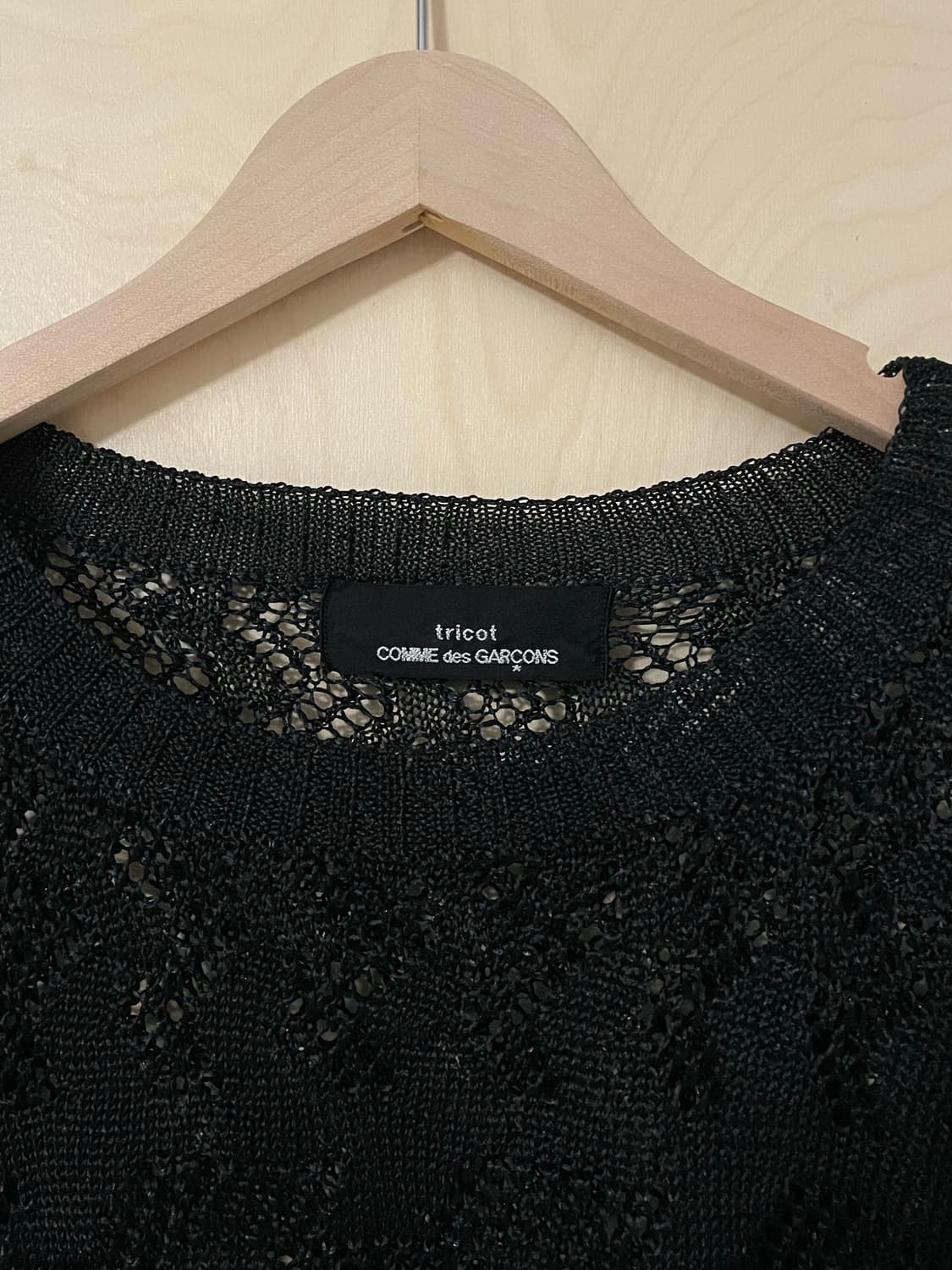 꼼데가르송 트리콧 니트 상품이미지5