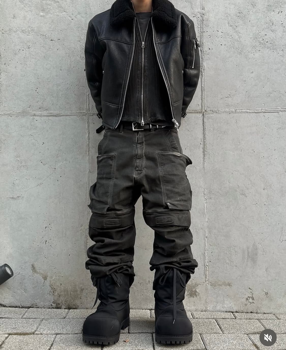 알렌느 3D 벨티드 폭스 시어링 무스탕 2사이즈 상품이미지9