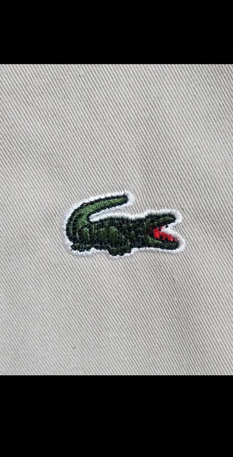 (100) 라코스테 블루종 점퍼 베이지 로고 자켓 캐주얼  상품이미지4