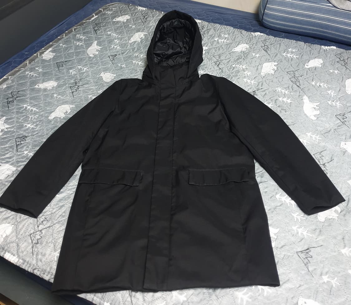 유니클로 하이브리드 다운파카 블랙 (M) 상품이미지1