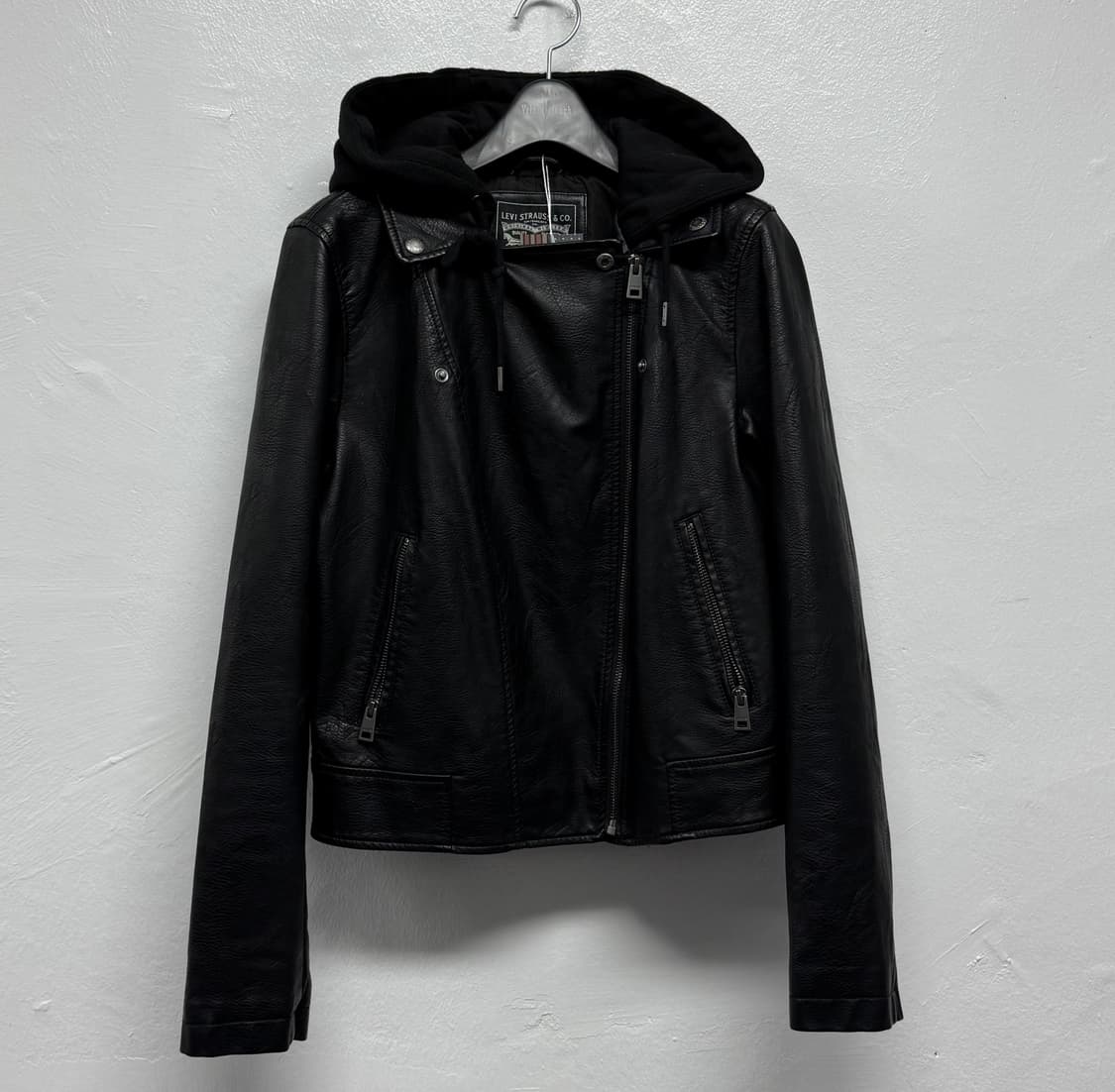 리바이스 가죽 후드자켓 상품이미지1