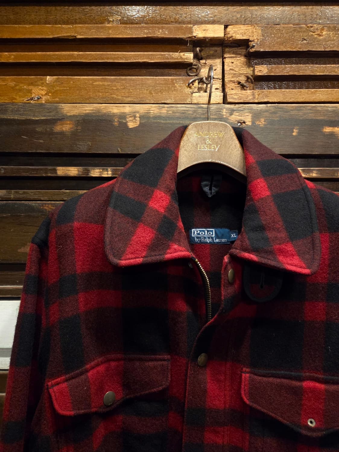 00'S 폴로랄프로렌 헤비멜톤울자켓 상품이미지4