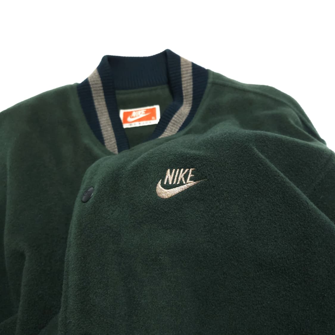 나이키 80s 아카이브 울 바시티 자켓 딥그린 상품이미지7