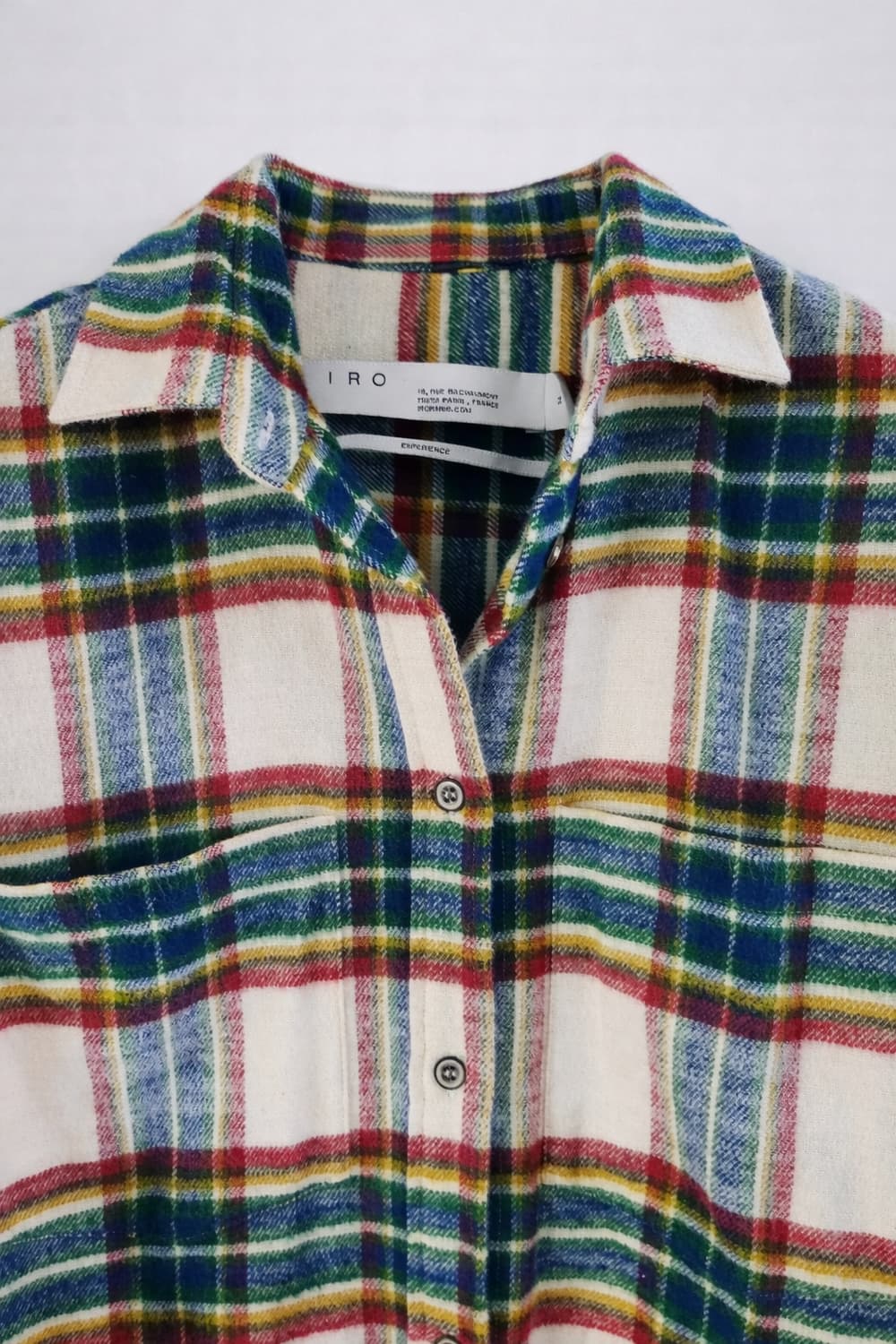 이로 셔츠 여성 체크셔츠 상품이미지3