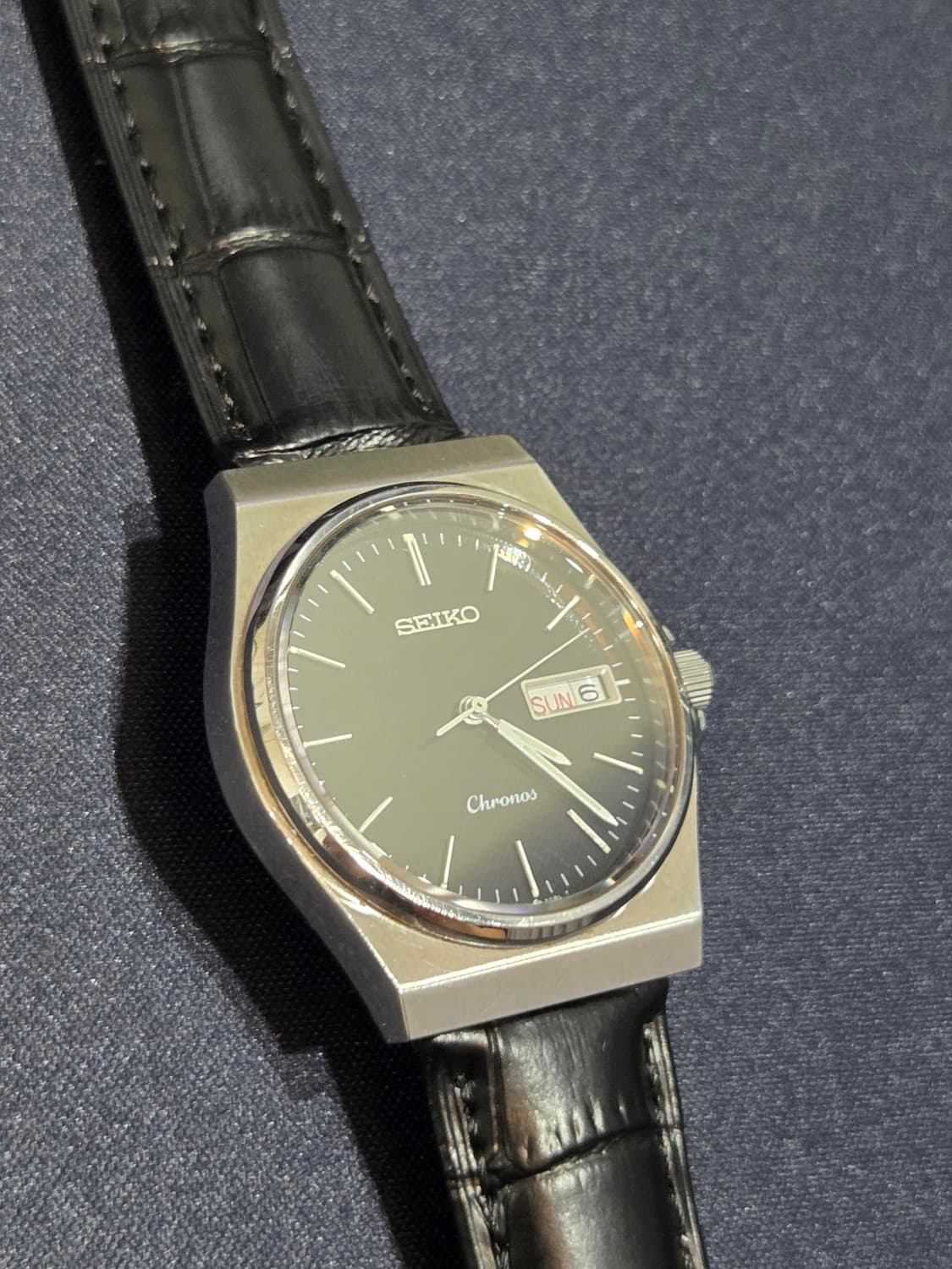 세이코 크로노스 흑판 (Seiko Chronos) 데이데이트 상품이미지2
