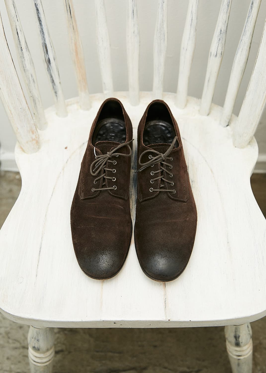 Suede Lace-up Derby Shoes 상품이미지2