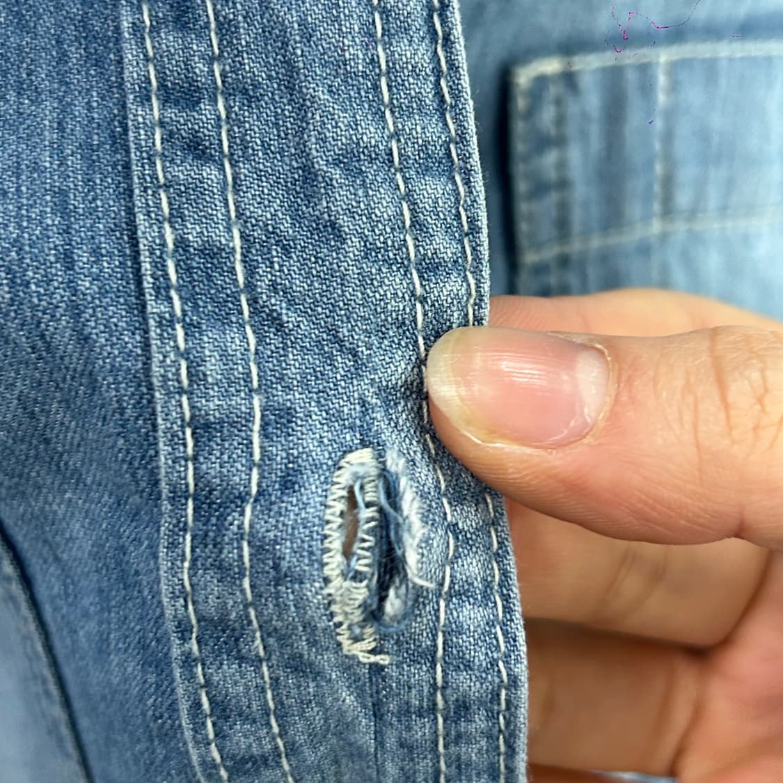 Polo 폴로 진스 투포켓 데님 셔츠 상품이미지6