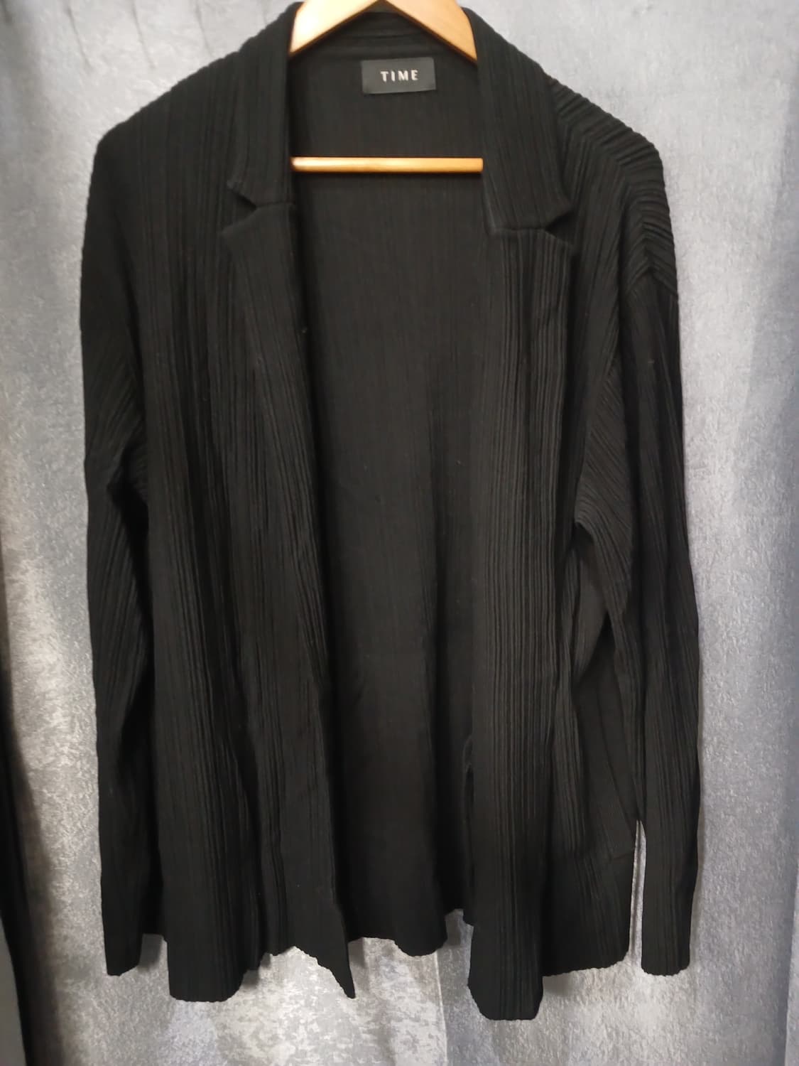 TIME 타임 남성 블랙 가디건 105 상품이미지3