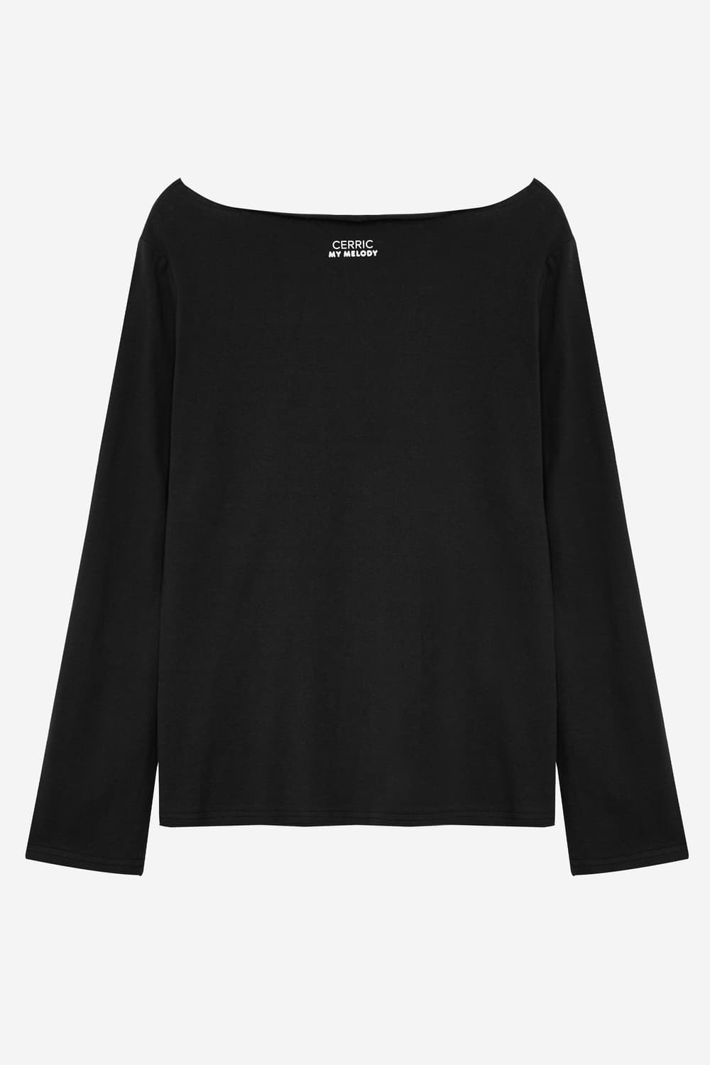 세릭 마이멜로디 My Melody Cut Out Top Black 산리오 상품이미지2