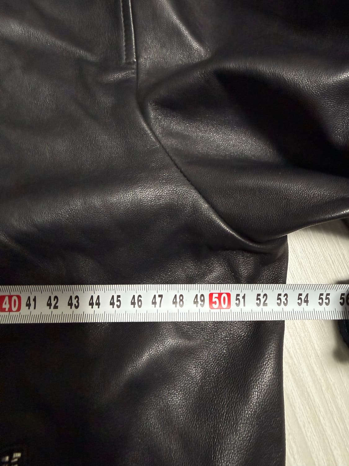 띠어리 그레인 양가죽 보머 가죽자켓 상품이미지8