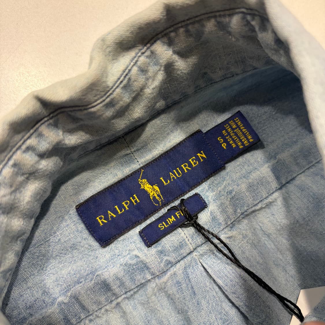 [S] 폴로 랄프로렌 슬림핏 데님 셔츠 남방 D188 상품이미지5