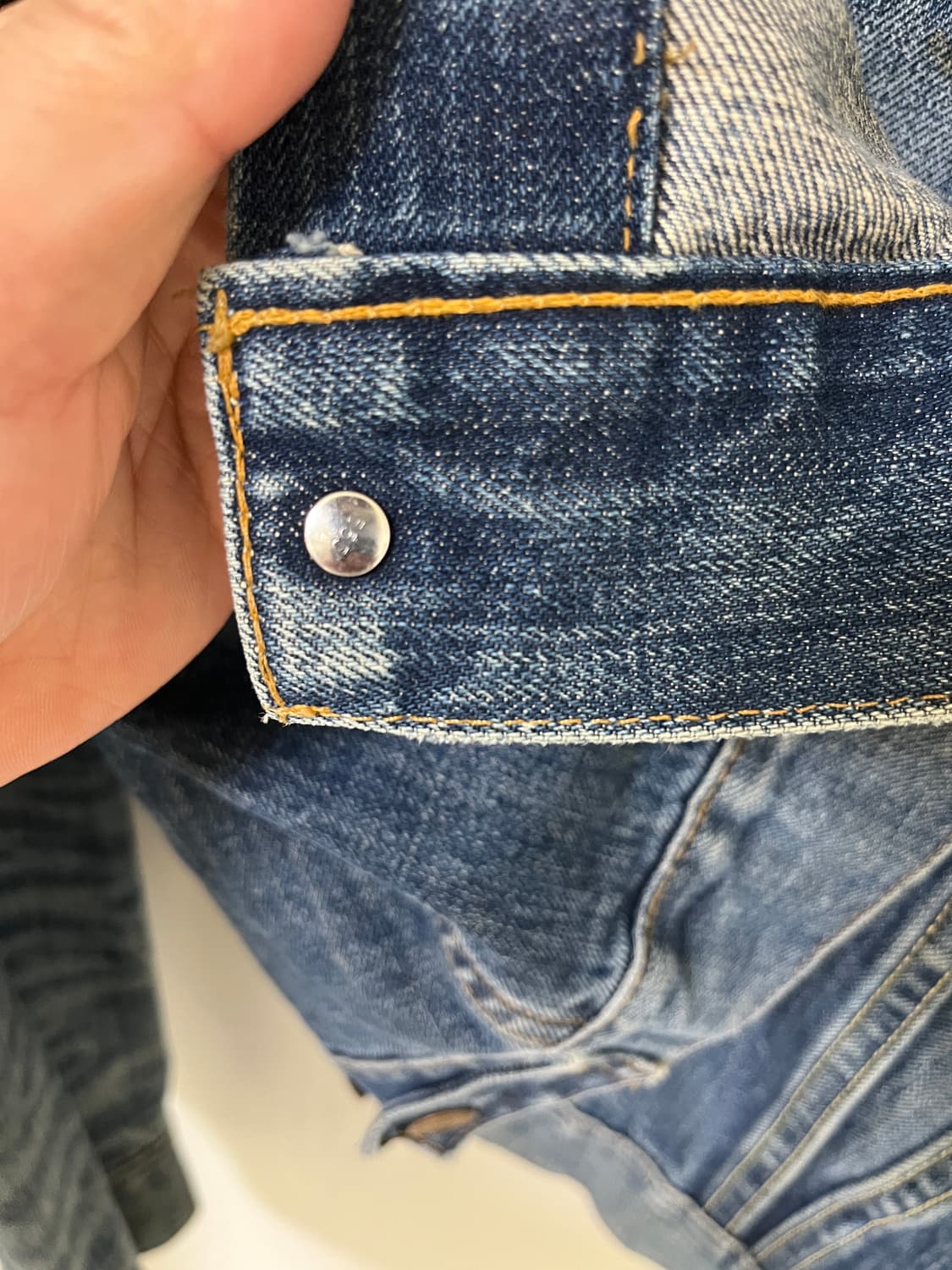 리바이스 90s 타입3 트러커 발렌시아 555 44사이즈 3세대 상품이미지10