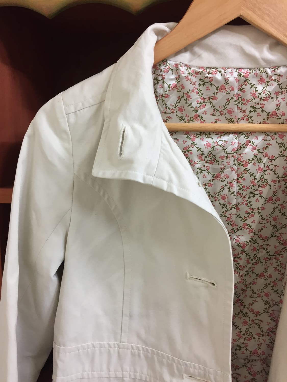 플라워 안감 자켓 상품이미지2