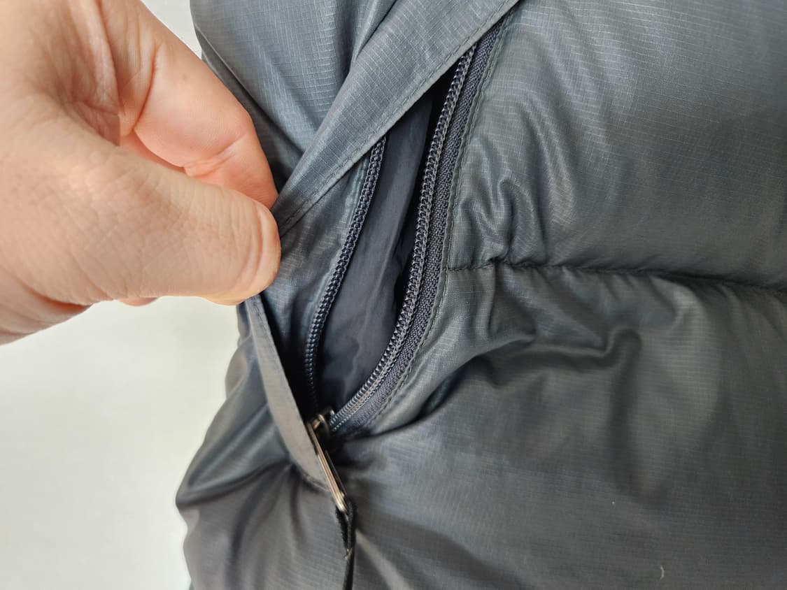 노스페이스 눕시 700 그레이 패딩조끼 베스트 구스다운 105 작은110 상품이미지6