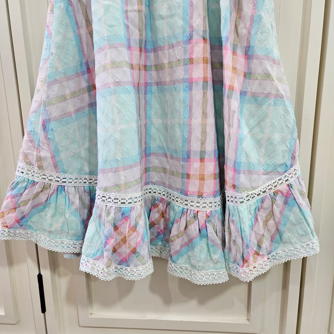 리즈리사(LIZ LISA) 파스텔 체크 프릴 스커트 상품이미지4