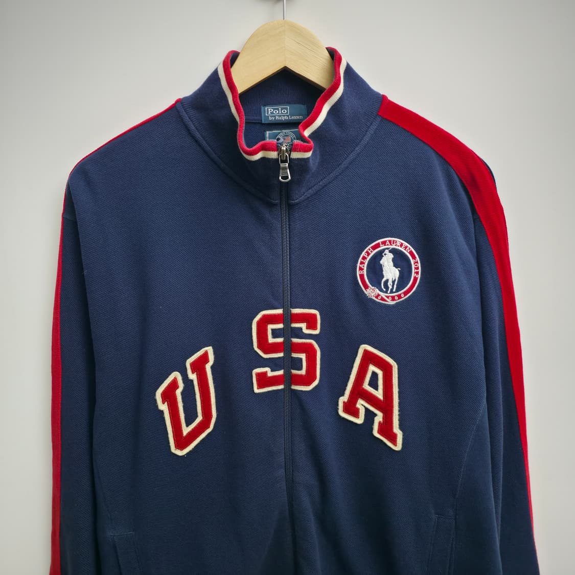 [L] 폴로 랄프로렌 USA 집업 가디건 네이비 상품이미지3