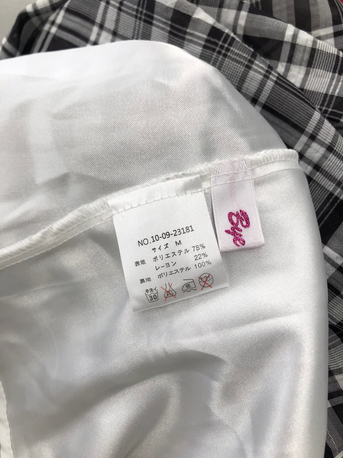 일본빈티지 체크 플리츠스커트 상품이미지9
