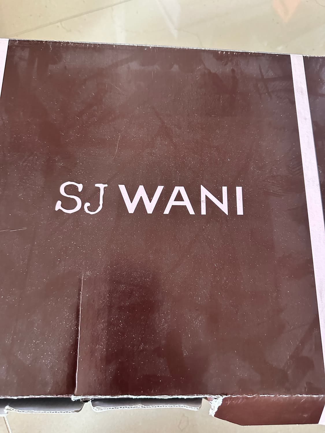 SJ WANI 브라운 가죽 앵클 부츠 235 상품이미지5