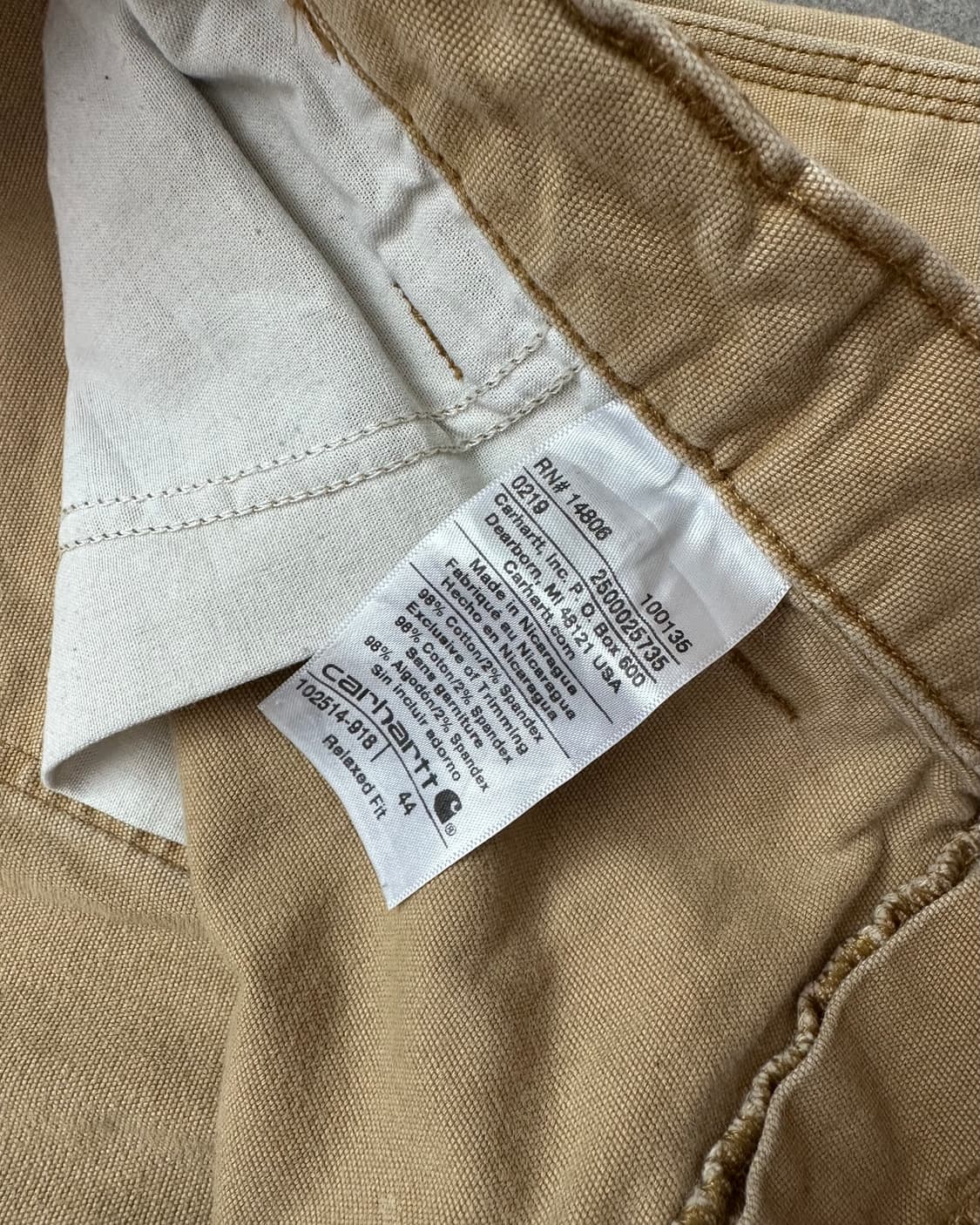 (허단55)칼하트 워크 반바지-M2139 상품이미지5