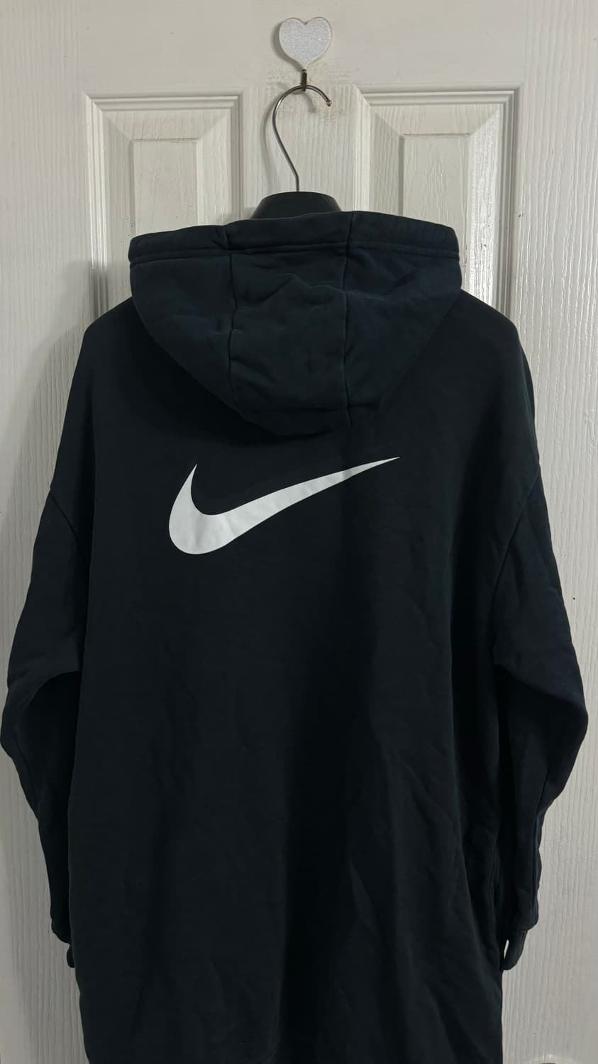 Nike 나이키 여성용 롱 후드티 스웻셔츠 블랙 상품이미지3