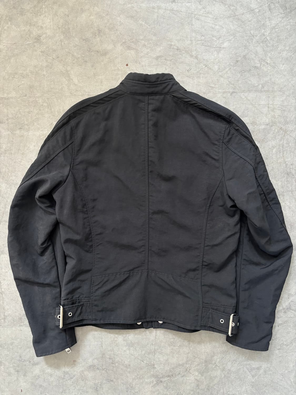 Diesel 디젤 블랙 메탈 슬레이어 바이커 자켓  상품이미지9