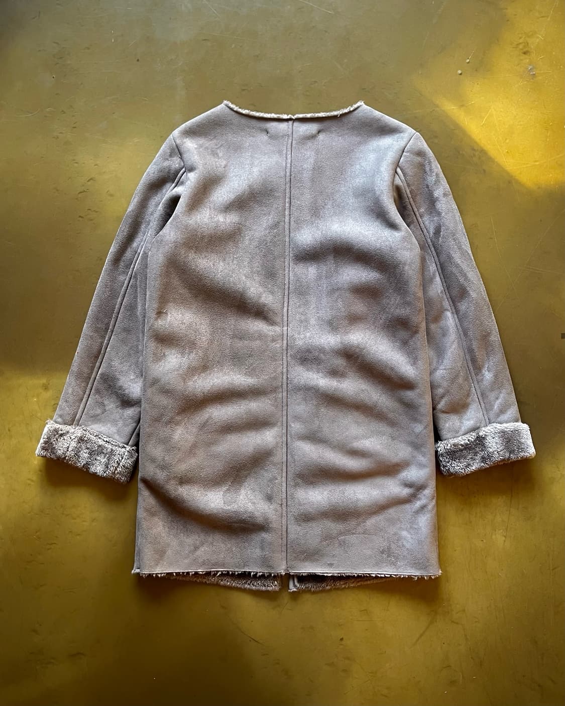 KBF + Japan Fur Lining Suede U Neck JK 상품이미지9