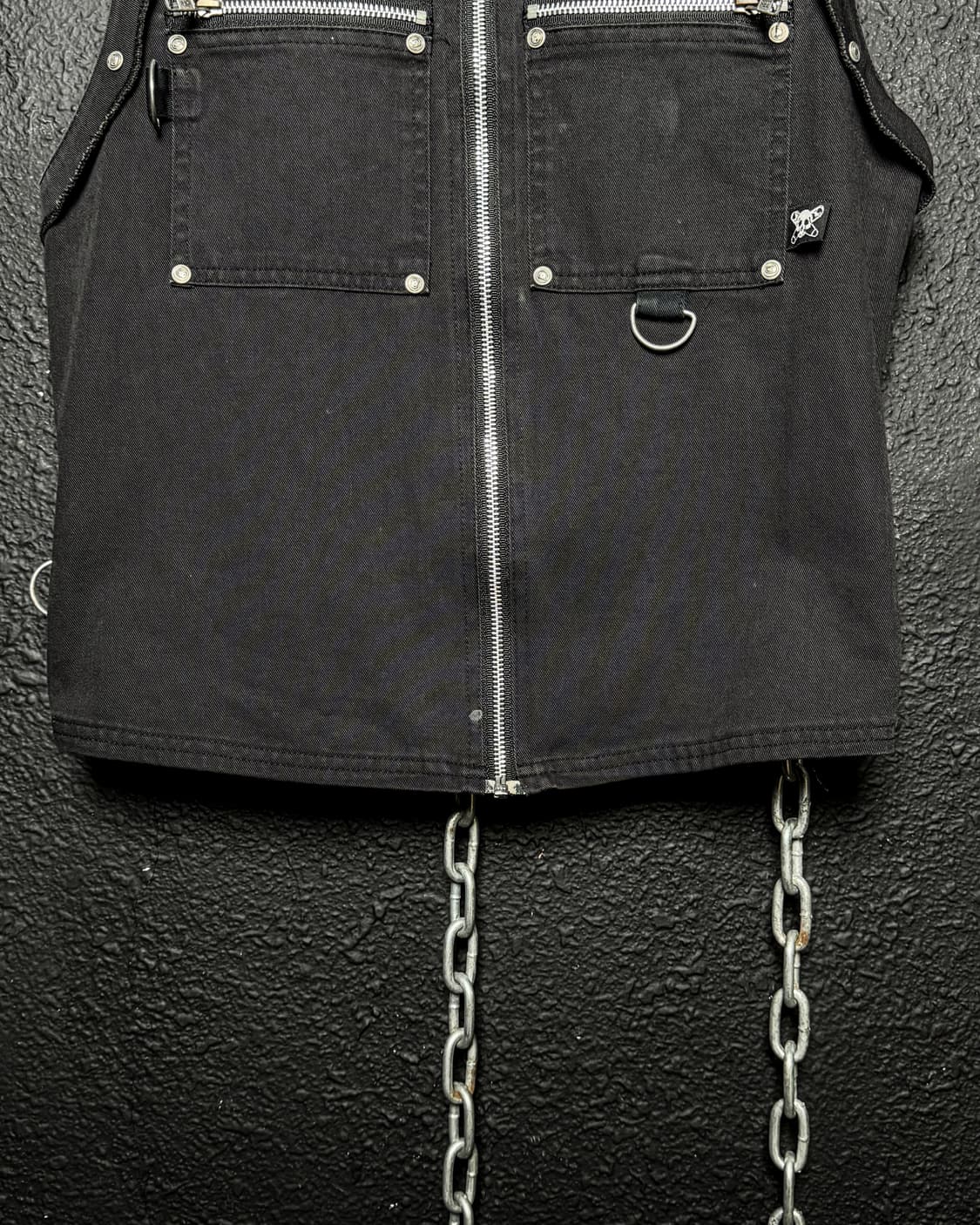 Black & Leopard Zip Vest 상품이미지9