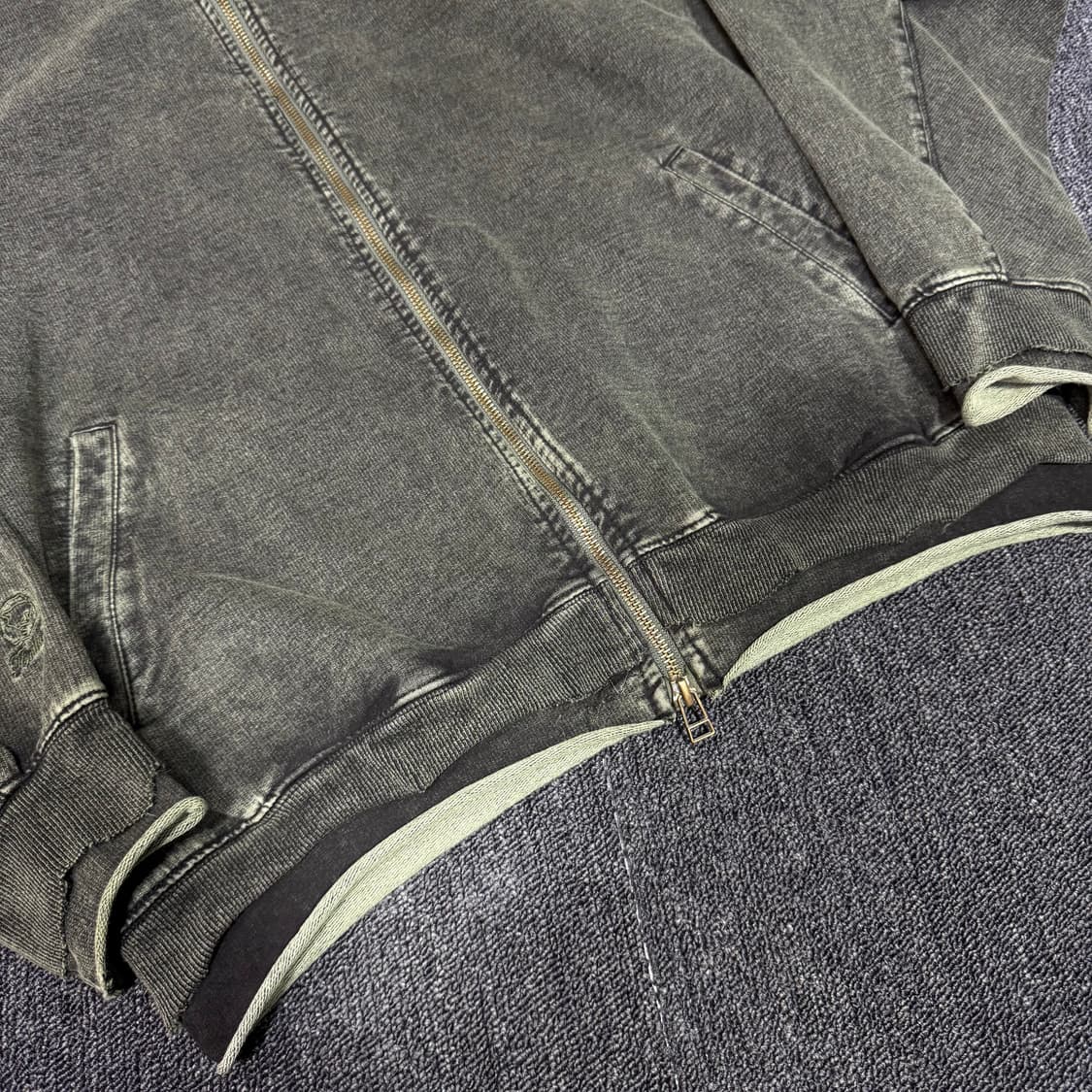 펜필드 페이디드 인디고 카키 풀집업 상품이미지5