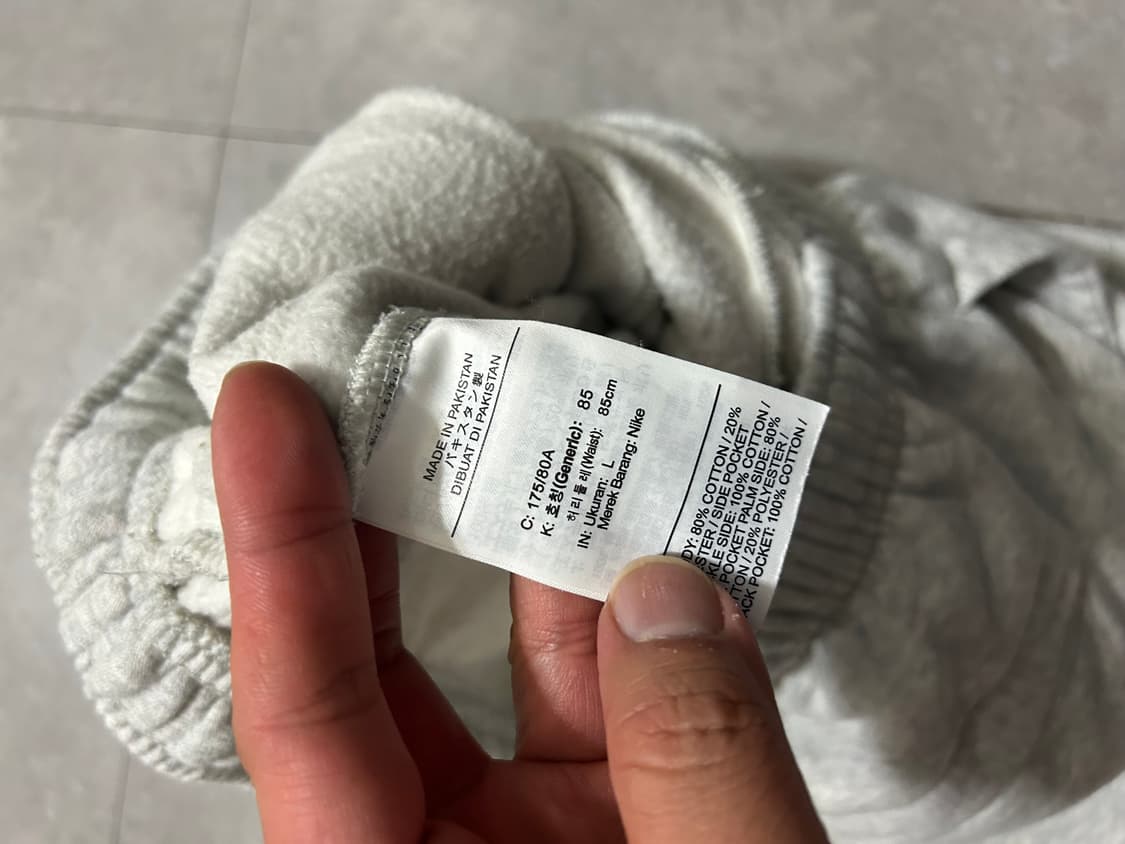 나이키 저스트두잇 박스로고  기모 스웻 팬츠 32 인치  상품이미지4