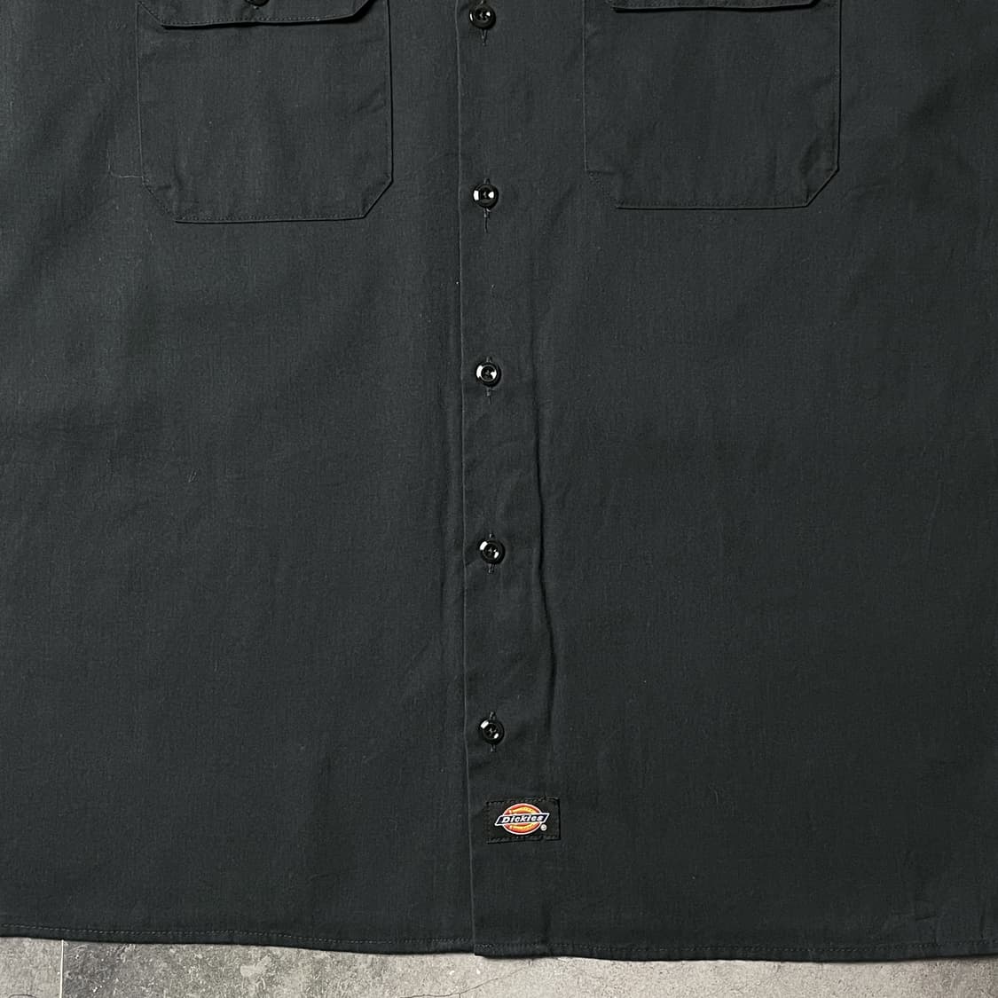 DICKIES 00s 디키즈 빈티지 블랙 플랩포켓 워크 셔츠 A01069 상품이미지4